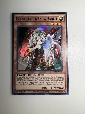 Yugioh Ghost Ogre & Snow Rabbit CT13-EN012 Limited Edi Super Rare NM - Image 1 of 2