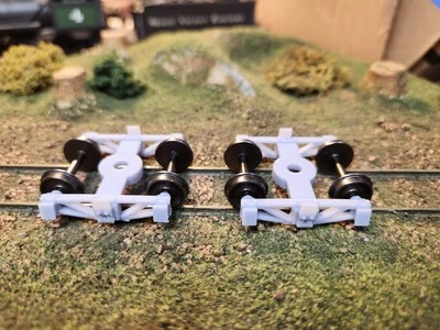 On30 3d Printed Low Archbar Trucks With InterMountain Wheel Sets 20" Wheels - Image 1 of 4