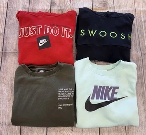 Lot of 4 NIKE Boys Youth L LARGE LG HOODIES SWEATSHIRTS FLEECE EXC COND! - Picture 1 of 20