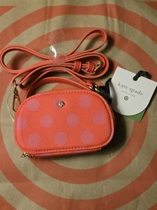 Polka Dot Mini Crossbody Bag Pink / Red | Kate Spade New York x Target NWT - Picture 1 of 4