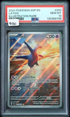 2024 Latios #203 Illustration Rare PSA 10 Pokemon Card - Image 1 of 3
