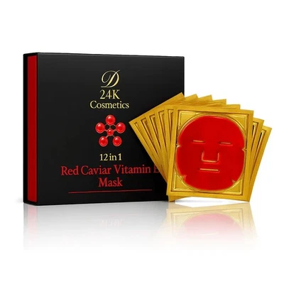 NEW SEALED D’or 24K Prestige 12 in 1 Red Caviar Vitamin E Mask,  $4950 retail - Image 1 of 3