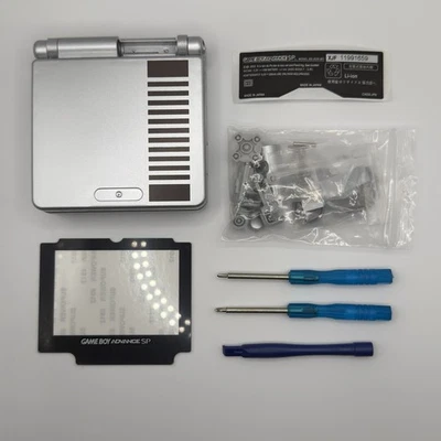 Gameboy Advance SP Gehäuse NES Edition Ersatzgehäuse Ersatzteil Displayglas - Bild 1 von 2
