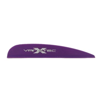 100 Pack Vanetec Vanes 2.5" V-Max Archery Arrow Vanes: Purple: 5.5 Grains Each - Image 1 of 3