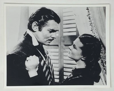 GONE WITH THE WIND Clark Gable 8X10 Glossy Black and White Photo Reprint - Image 1 of 2