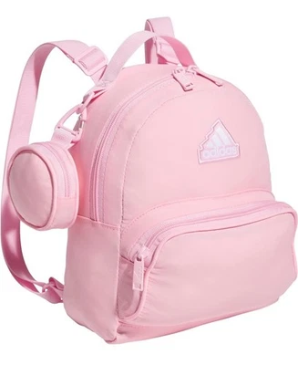Adidas Must Have Mini Backpack Casual Bag Pink Women’s Small Carrying Bag/Pouch - Image 1 of 4