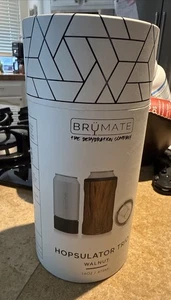 BrüMate HOPSULATOR TRIO 3 IN 1 ISOLIERTE KÜHLBOX & BECHER ~ WALNUSS ~ NEU IM KARTON - Bild 1 von 10