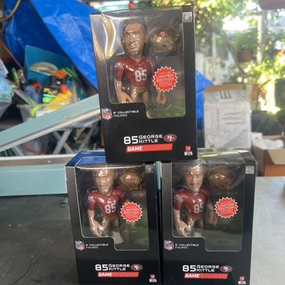 "Paquete de 3 figuras de George Kittle 49ers #85 Game Changers de 6"" coleccionables de la NFL" Foto 1 de 3