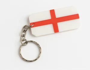 Schlüsselanhänger St. George’s Cross – 3D-gedruckt England Flagge – einzeln oder 3er-Pack - Bild 1 von 3