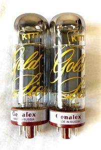 Genalex Gold Lion KT77 Matched Pair Power Tubes - 2 Pack - Picture 1 of 4