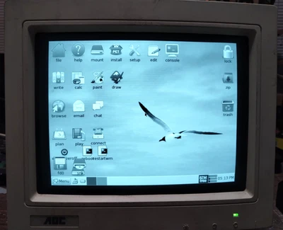 AOC VGA Greyscale Monochrome CRT Computer Monitor-MM-413S WORKS READ! - Image 1 of 4