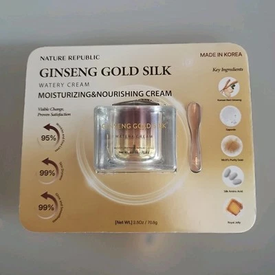 Nature Republic Ginseng Gold Silk Watery Cream Moisturizing & Nourishing - 2.5oz - Image 1 of 4