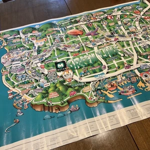 Bild Cartoon [Los Angeles] Metro Greenline Karte mit Disneyland Werbung - Bild 1 von 22