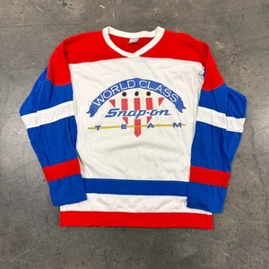 Vintage 80s Snap On World Class Team Hockey T Shirt Size M - Picture 1 of 8
