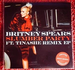 BRITNEY SPEARS SLUMBER PARTY FT.TINASHE REMIX EP PROMO CD BRESIL 8 VERSIONS - Foto 1 di 3
