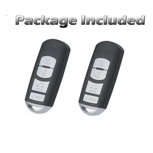 2x For 2014-2018 Mazda 3 6 Smart Car Remote Control Key Fob 4 Button WAZSKE13D01 - Picture 1 of 7