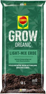 Compo Grow Organic Light-Mix Erde - Aussaaterde Mit Lockerer, Luftiger Struktur - Bild 1 von 14