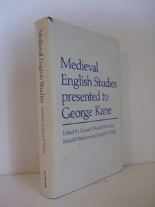 Medieval English Studies Presented to George Kane by Kennedy & Wittig, 1988 - Imagen 1 de 5