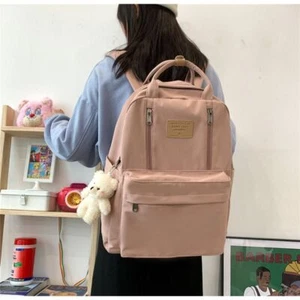 Nylon Waterproof Backpacks Large Capacity Girls Shoulder Bag School Student - Picture 1 of 16