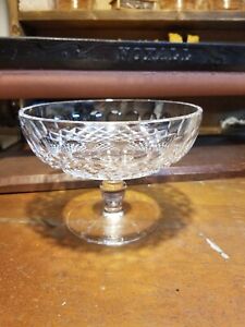 Waterford Crystal Footed Dish Pedestal Compote Candy Bowl Colleen Pattern