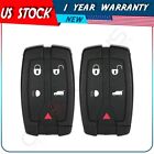 2 Remote Car Key Shell for Land Rover LR2 2008 2009 2010 2011 2012 5 Buttons