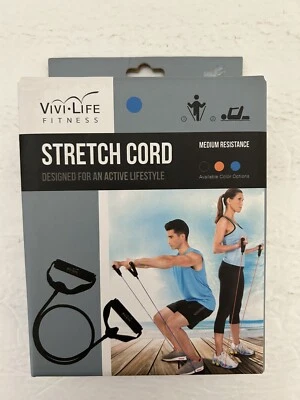 Vivi-Life Fitness Blue Stretch Cord *Medium Resistance* - Image 1 of 4