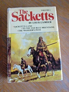 The Sacketts by Louis L'Amour Hardback, Volume I (3 in 1) Copyright 1980 - Picture 1 of 8