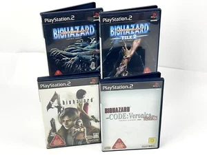 PS2 Biohazard Resident Evil 4 Outbreak 1 2 Lot 4 Playstation 1 NTSC-J Game Japan - Picture 1 of 9