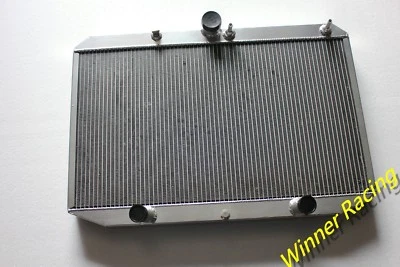 RADIADOR DE ALUMINIO PARA JAGUAR XKE/E-TYPE Serie 3 III 5,3 L V12 1971-1974 A 56 mm Foto 1 de 4