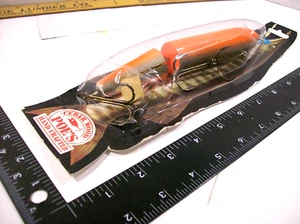 Bob Mehsikomer"s "AWAKER" Topwater Musky Fishing Lure - 8" Orange - Poe's c.1989 - Picture 1 of 4