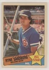 1985 Topps All Star Collector's Edition (Tiffany) Ryne Sandberg #713 HOF