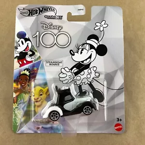 Hot Wheels Character Cars Disney 100 Steamboat Minnie Black 1:64 Diecast 2023 - Picture 1 of 6