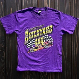 VINTAGE NASCAR T-Shirt 1994 Brickyard 400 Inaugural Race Size Large Purple - Picture 1 of 6