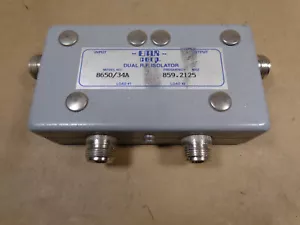 EMR Celwave 8650/34A Dual R.F. filtro isolatore sintonizzato su 859-2125 SPEDIZIONE GRATUITA - Foto 1 di 4