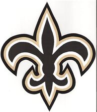 HUGE NEW ORLEANS SAINTS IRON-ON PATCH - 8.5" x 9.5"