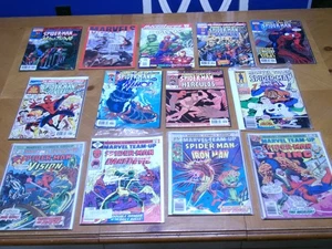 BAKERS DOZEN COMIC BOOKS SPIDERMAN, IRON MAN & PUNISHER SOME RARE KEY ISSUES - Picture 1 of 8