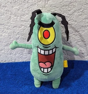 Pantalones cuadrados de peluche Plankton Nickelodeon Bob Esponja 11" Good Stuff '2023 - Imagen 1 de 7