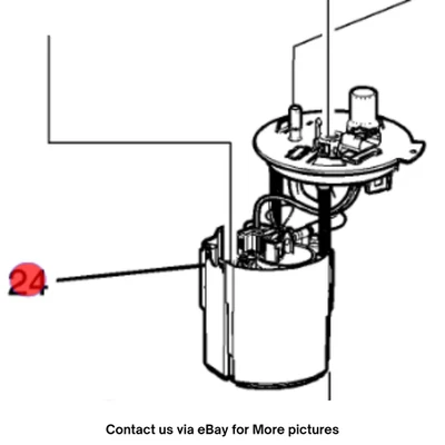 Kit de módulo de bomba de combustível Chevrolet Cruze 2010 usado fabricante de equipamento original 13586327 - Imagem 1 de 4