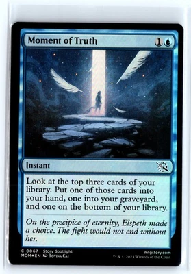(3x) FOIL Moment of Truth March of the Machine – MTG Magic the Gathering Card - Image 1 of 4