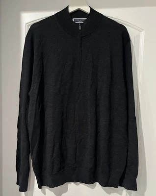 Pullover Charles Tyrwhitt Jermyn Street London Lana Merino 1/4 Cremallera Para Hombre XL Foto 1 de 4