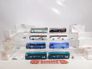 Wiking 1:87 H0 8x Bus MB O 404 714 VfB DFB HSV FCB Bremen etc sg/TOP+OVP #EI18-1 - Bild 1 von 5