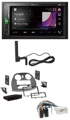 Pioneer MP3 DAB AUX 2DIN Bluetooth Autoradio für Mitsubishi Eclipse 4G 05-12 - Bild 1 von 4