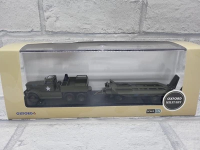 OXFORD 1/76 WW2 WWII M20 DIAMOND T MODEL T980 TANK TRANSPORTER US ARMY 76DT007 - Image 1 of 2