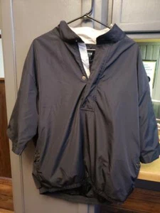 PRE-OWNED DRYJOYS BY FOOTJOY 1/4 ZIP RAIN/WINDBREAKER JACKET MEN'S SIZE LARGE - Picture 1 of 6