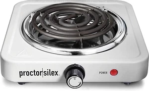 Electric Stove, Single Burner Cooktop, Compact and Portable, Adjustable Temperat - Picture 1 of 7