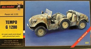 1/35 PLUS MODEL 091 RESIN AND PHOTOETCHED KIT TEMPO G 1200 CAR. - Imagen 1 de 1