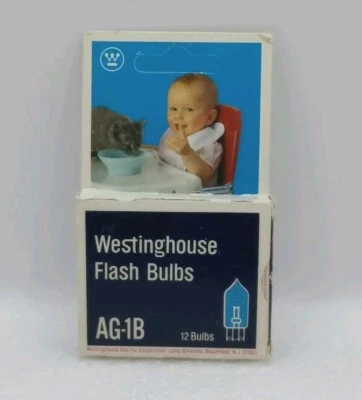 Bombillas flash para cámara Westinghouse vintage azul AG-1B ~ Lote de 14 ~ Nuevo de Lote Antiguo Foto 1 de 4