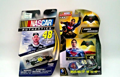 2 NASCAR AUTHENTICICS - JIMMY JOHNSON A HENDRICK MOTORSPORTS & A BATMAN V SUPERMAN Foto 1 de 4