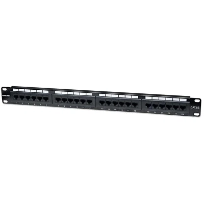 24 Port CAT5e Patch Panel -  Intellinet 513555 - Open Box - Image 1 of 2