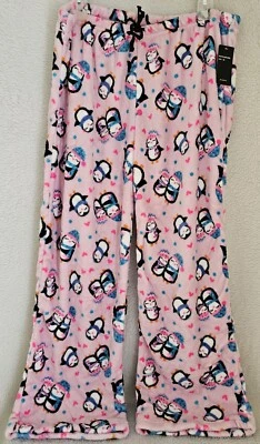 Pantalones de salón para dormir Just Love para mujer talla 3X cintura elástica polar NUEVO Foto 1 de 4